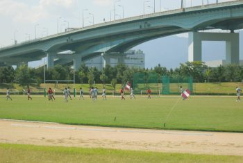 天然芝のグラウンド