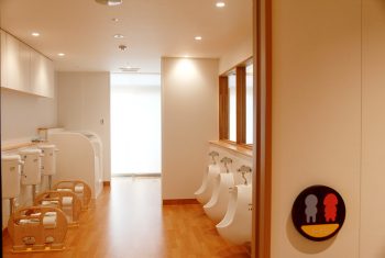 かわいいピクトグラムのトイレマーク