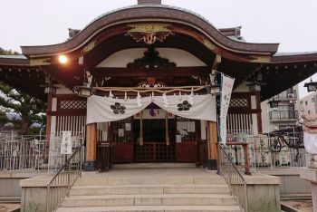 打出天神社　拝殿