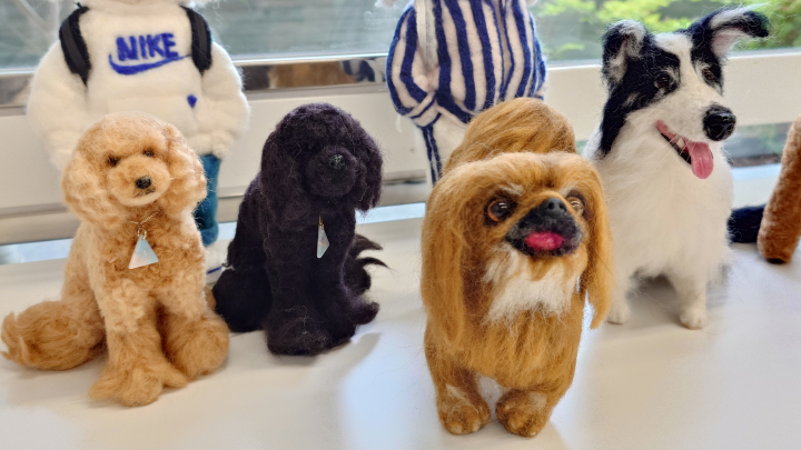 羊毛フェルト教室<br>大切な「うちの子」を形に残す、 心のこもった作品づくり
